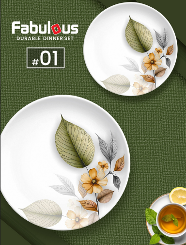 Fabulous Double Glazed Dinner Set