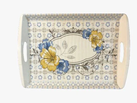 3-piece Melamine Tray set Amazing Designs