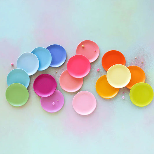 Melamine Rainbow Colors Salad Plate set