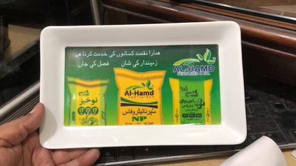 Melamine  Rice Gift Plate