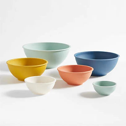 Melamine Rainbow Colors Bowl Set